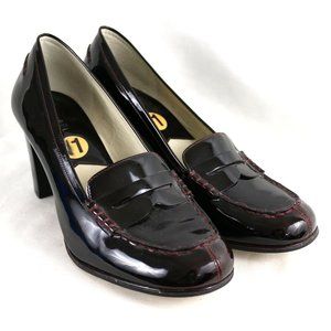 MICHAEL KORS Bayville Patent Leather Loafer Pump